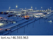 Готовые корпуса завода по сжижению газа. Стоковое фото, фотограф Владимир Смирнов / ТАСС / Фотобанк Лори