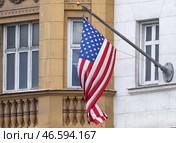 Государственный флаг Соединенных Штатов Америки. Стоковое фото, фотограф Станислав Красильников / ТАСС / Фотобанк Лори