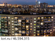 Москва. Круглый дом на Нежинской улице (2020 год). Стоковое фото, фотограф Сергей Бобылев / ТАСС / Фотобанк Лори