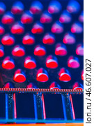 computer random access memory (RAM) close up. Стоковое фото, фотограф Сергей Толмачёв / Фотобанк Лори