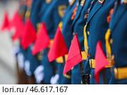 Военнослужащие парадных расчетов. Стоковое фото, фотограф Владимир Смирнов / ТАСС / Фотобанк Лори