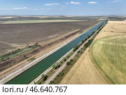 Херсонская область. Вид на Каховский магистральный канал. Стоковое фото, фотограф Алексей Коновалов / ТАСС / Фотобанк Лори