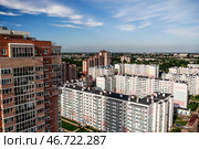 Хабаровск. Обзорный вид на Индустриальный район города. (2018 год). Редакционное фото, фотограф Валерия Рожкова / Фотобанк Лори