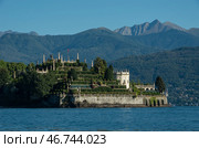 Остров Изола-Белла (Isola Bella ) на озере Маджоре ( Maggiore) , Борромейские острова, Пьемонт Стреза, Италия (2018 год). Стоковое фото, фотограф Дымов Игорь / Фотобанк Лори