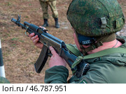 Подготовка военнослужащих на полигоне СВО (2023 год). Редакционное фото, фотограф Sergey Rusanov / Фотобанк Лори