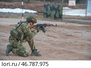Подготовка военнослужащих на полигоне СВО (2023 год). Редакционное фото, фотограф Sergey Rusanov / Фотобанк Лори