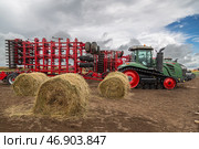 Kaliningrad, RUSSIA - July 29, 2022: Agricultural Exhibition. Agricultural machinery. Редакционное фото, фотограф Ольга Сейфутдинова / Фотобанк Лори