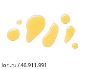 Вкусный разлитый мед на белом фоне. Стоковое фото, фотограф Pixel_shot / Фотобанк Лори