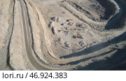 Open pit mining operations with operating excavators. Стоковое фото, фотограф David Kashakhi / Фотобанк Лори