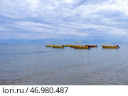 Водное такси для туристов на морском курорте. Стоковое фото, фотограф Pixel_shot / Фотобанк Лори