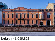 Дом князя Семёна Семёновича Абамелек-Лазарева (по наб. Мойки), 1909. Архитектор Воротилов Евграф Сергеевич. Санкт-Петербург, набережная реки Мойки, 21. Редакционное фото, фотограф Александр Селезнев / Фотобанк Лори