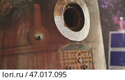 Close-up of Vostok descent module showing heat shield and other details. Стоковое видео, видеограф Mikhail Davidovich / Фотобанк Лори