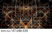 Abstract conceptual background with neuron data information and network connections. Стоковая иллюстрация, иллюстратор David Kashakhi / Фотобанк Лори