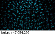 Convex rotating surface on a black background, seamless loop. Стоковое фото, фотограф David Kashakhi / Фотобанк Лори
