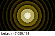 A bright abstraction in which a twisted loop expands and narrows in a circle. Стоковая иллюстрация, иллюстратор David Kashakhi / Фотобанк Лори
