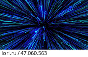 Black background.Motion.Bright lines in the asbestos that fall on the dark footage like stars in space. Стоковая иллюстрация, иллюстратор David Kashakhi / Фотобанк Лори