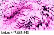 Design.3D squares oscillating in different directions. Стоковая иллюстрация, иллюстратор David Kashakhi / Фотобанк Лори
