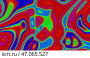 Abstract psychedelic background with colorful acid stains. Стоковая иллюстрация, иллюстратор David Kashakhi / Фотобанк Лори