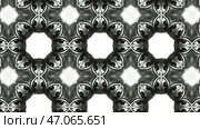 Abstract kaleidoscopic pattern of psychedelic transformation of stars. Стоковая иллюстрация, иллюстратор David Kashakhi / Фотобанк Лори