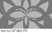 Flowers with petals rotating and creating optical illusion. Стоковая иллюстрация, иллюстратор David Kashakhi / Фотобанк Лори