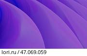 Lilac curved wide moving lines one by one. Стоковая иллюстрация, иллюстратор David Kashakhi / Фотобанк Лори