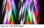 Geometric pattern of stripes intersected by iridescent prism. Стоковая иллюстрация, иллюстратор David Kashakhi / Фотобанк Лори