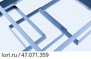 Sliding floor made up of squares in animation. Стоковая иллюстрация, иллюстратор David Kashakhi / Фотобанк Лори
