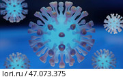 Virus, bacteria, cell infected organism, virus abstract background. Стоковая иллюстрация, иллюстратор David Kashakhi / Фотобанк Лори