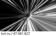 Motion.An illuminated tunnel in abstraction that rotates and bright light rays emanate from it. Стоковая иллюстрация, иллюстратор David Kashakhi / Фотобанк Лори