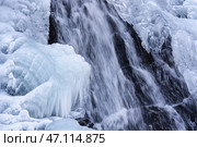 Лед. Водопад подо льдом. Стоковое фото, фотограф Вячеслав Иванов / Фотобанк Лори