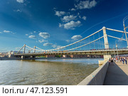 Krymsky Bridge (2015 год). Стоковое фото, фотограф Олег Жуков / Фотобанк Лори
