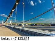 Krymsky Bridge (2015 год). Стоковое фото, фотограф Олег Жуков / Фотобанк Лори