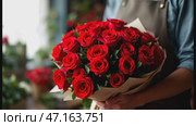 beautiful bouquet of red roses celebrating international women's day, celebration enhancing emotional connection, celebration bringing joy to hearts, celebration admired globally. Стоковое AI-видео, аниматор Анна Маркина / Фотобанк Лори