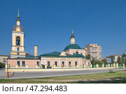 Церковь Сорока мучеников Севастийских у Новоспасского монастыря в Москве, Россия (2024 год). Стоковое фото, фотограф Елена Коромыслова / Фотобанк Лори
