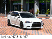 Mitsubishi Lancer. Редакционное фото, фотограф Art Konovalov / Фотобанк Лори