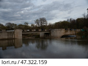 Ярополецкая ГЭС, плотина. Стоковое фото, фотограф Ольга Аблекова / Фотобанк Лори