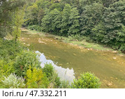 Река Псекупс, Горячий Ключ, Краснодарский край (2023 год). Стоковое фото, фотограф Мария Кылосова / Фотобанк Лори
