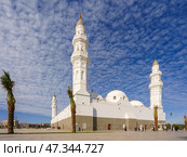 Al-Madinah al-Munawwarah, Saudi Arabia - Mar 09 2023, panoramic view mosque Al-Quba, Al-Madinah al-Munawwarah, Saudi Arabia. Стоковое фото, фотограф Сергей Богомяко / Фотобанк Лори