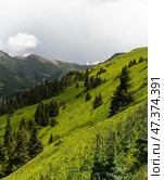 The Terskey Ala-Too in the Tian Shan mountains in Kyrgyzstan (2022 год). Стоковое фото, фотограф Юлия Белоусова / Фотобанк Лори
