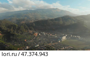 Aerial view of the neighborhood of the city of Munnar. Стоковое фото, фотограф Mikhail Davidovich / Фотобанк Лори