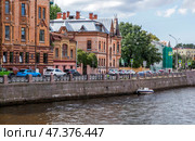 Особняк В. А. Шрётера. Набережная реки Мойки, 114. Санкт-Петербург (2024 год). Редакционное фото, фотограф Сергей Афанасьев / Фотобанк Лори