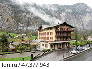 Townscape of Interlaken, Switzerland (2012 год). Редакционное фото, фотограф Александр Карпенко / Фотобанк Лори