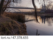 Спокойная река зимой. Стоковое фото, фотограф Пучков Андрей Александрович / Фотобанк Лори