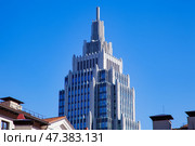 Москва. МФК "Оружейный" (2023 год). Стоковое фото, фотограф Соловьёв Максим Сергеевич / Фотобанк Лори