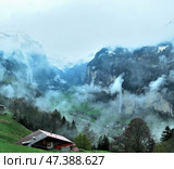 Townscape of Interlaken, Switzerland (2012 год). Редакционное фото, фотограф Александр Карпенко / Фотобанк Лори