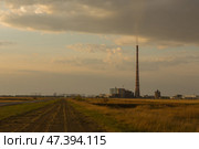 Ekibastuz GRES-2, the Queen of Pipes, 420 meters high, is listed in the Guinness book of records. Kazakhstan. Стоковое фото, фотограф Ольга Гордеева / Фотобанк Лори