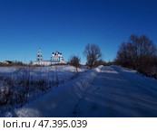Покровская Церковь ,Тульская обл. Кимовский район (2019 год). Стоковое фото, фотограф Алексей Кузьмин / Фотобанк Лори