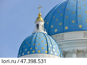 Троицкий собор в Санкт-Петербурге - купол (2016 год). Стоковое фото, фотограф Александр Алексеев / Фотобанк Лори
