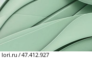 Abstract mute green liquid metal background. Holographic techno smooth gradient waves industrial backdrop. Shining bent surface with ripples, reflections. Swirl green fluid melting wavy flowing motion. Стоковое AI-видео, аниматор Марина Демидюк / Фотобанк Лори