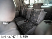 KRASNOYARSK, RUSSIA - February 2, 2025: White Mazda Premacy. Редакционное фото, фотограф Плотников Дмитрий / Фотобанк Лори